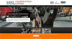 Desktop Screenshot of hslconstruction.com
